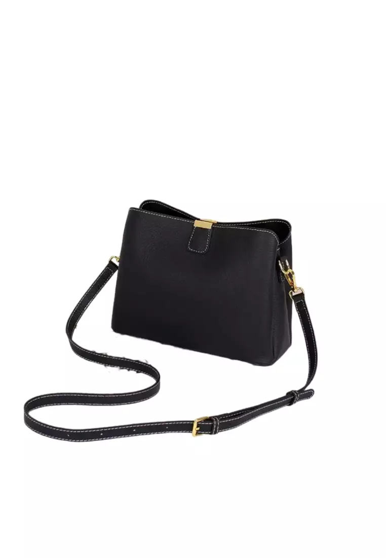 Women's Classic Cowhide Leather Crossbody Bags Tote Bags