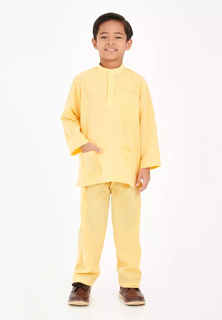 Gene Martino - Majdi Baju Melayu Modern Fit Sedondon – Kids 1170