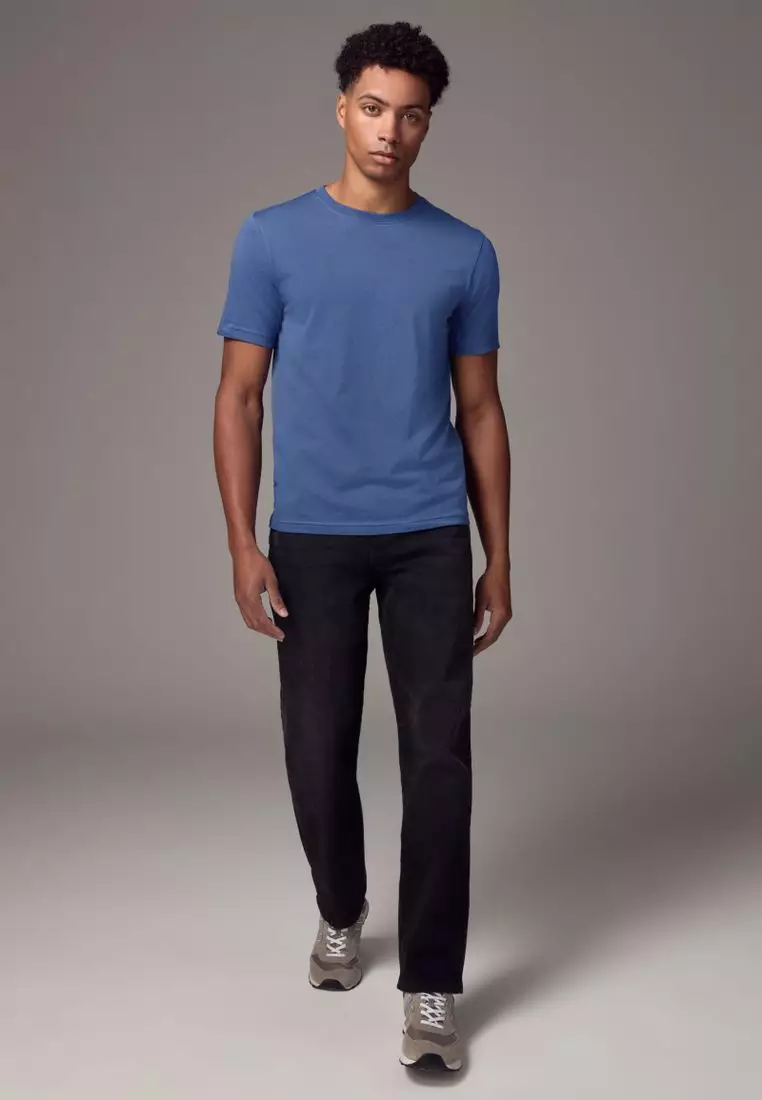 Essential Crew Neck Cotton T-Shirt Slim Fit