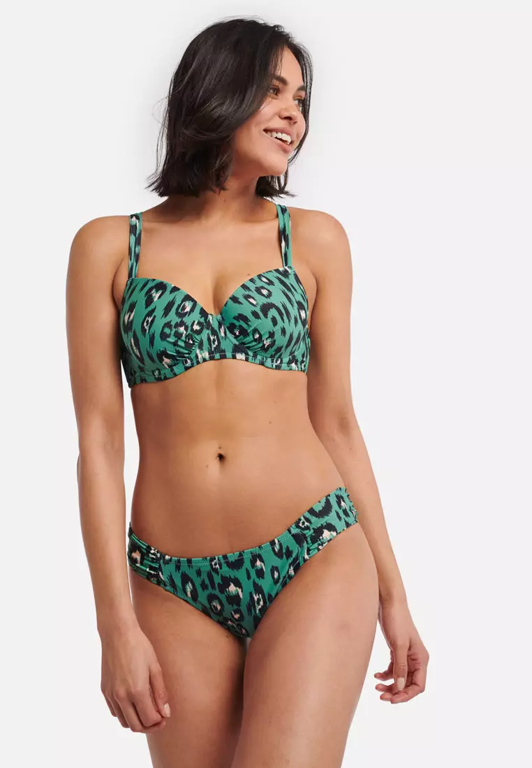 Luxe Leopard Nora Padded Wire Bikini Top