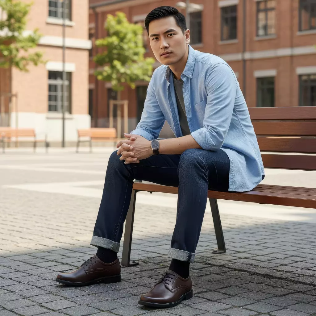 PAULMAY - Sepatu Formal Casual Pria Wina 61 Light brown