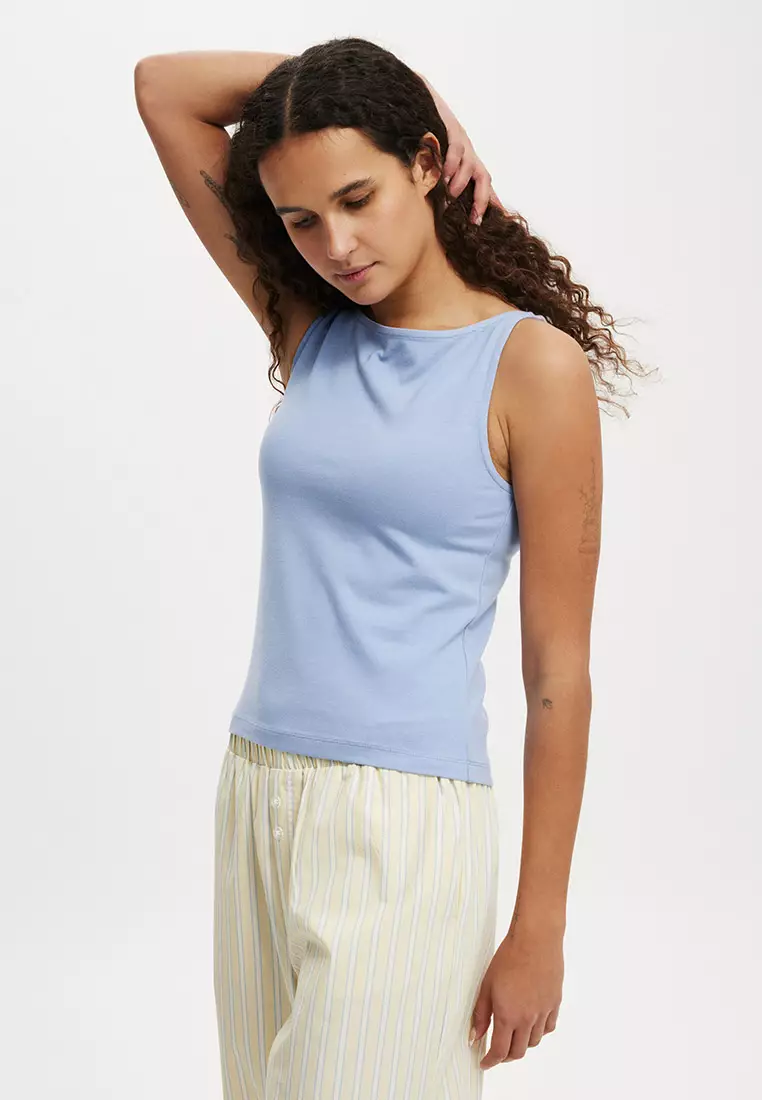 Cotton On All Day Boat Neck Tank Top 2025 | Buy Cotton On