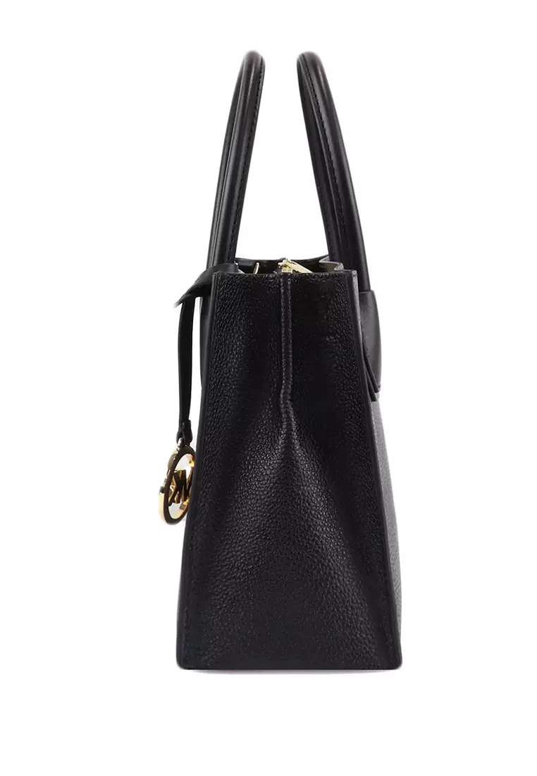 Michael Kors Mercer Medium Messenger Crossbody Bag Black