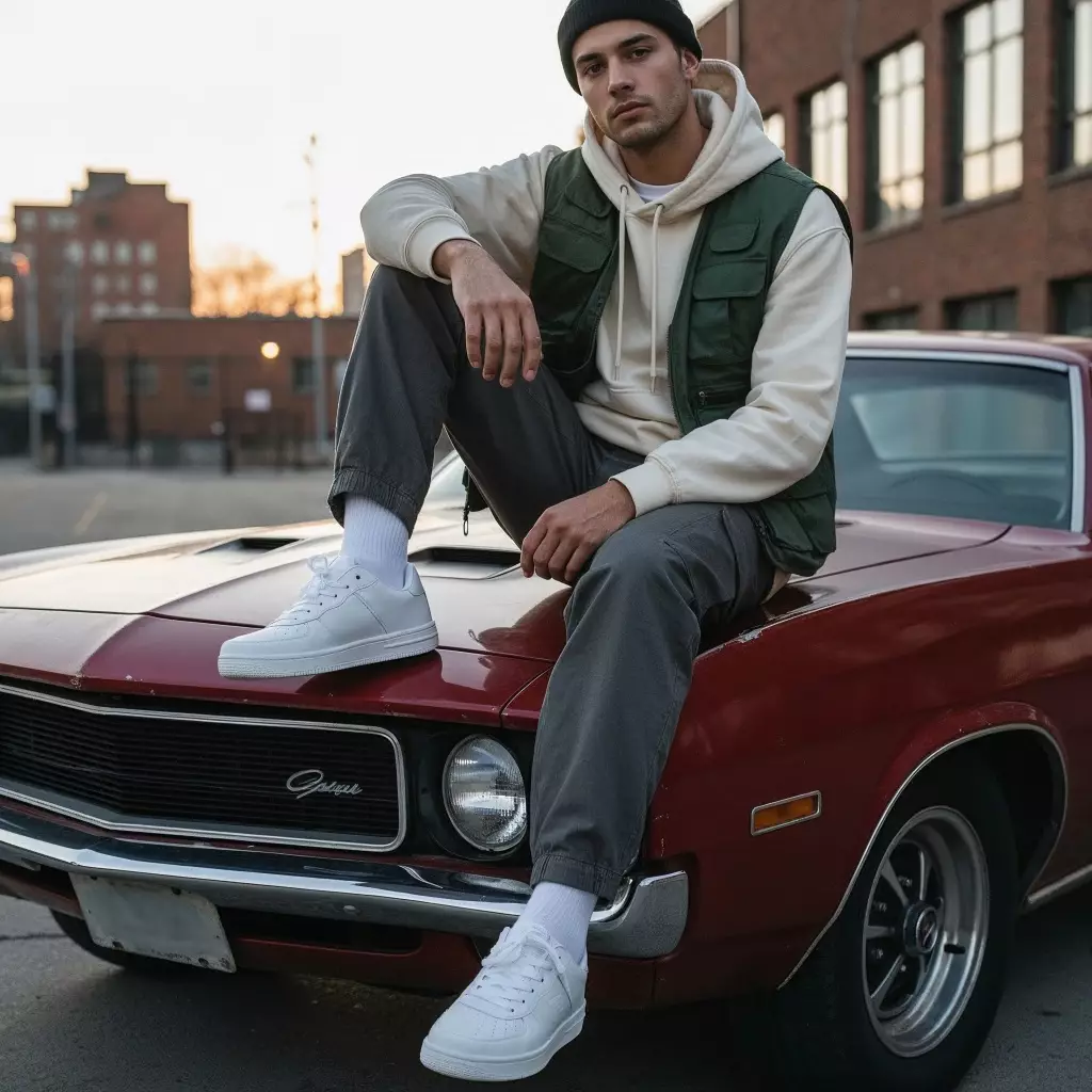 PAULMAY - Sepatu Sneakers Pria Denver - White