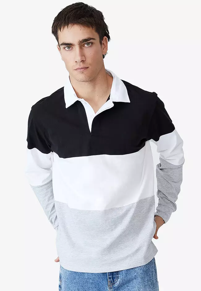 Cotton on long sleeve polo clearance