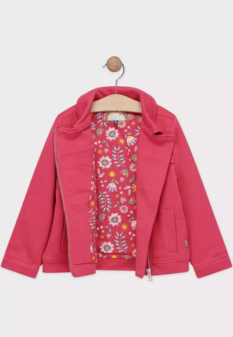 Girl jacket zipper new arrivals side