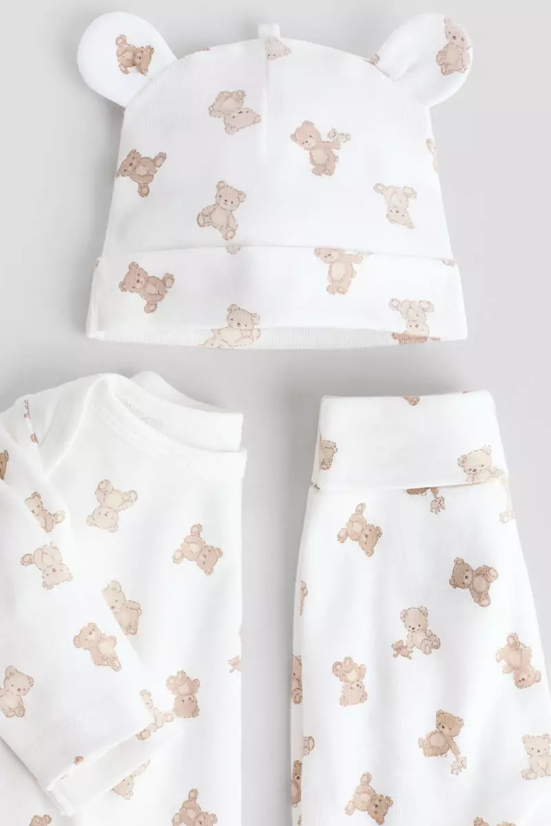 3-piece cotton jersey set