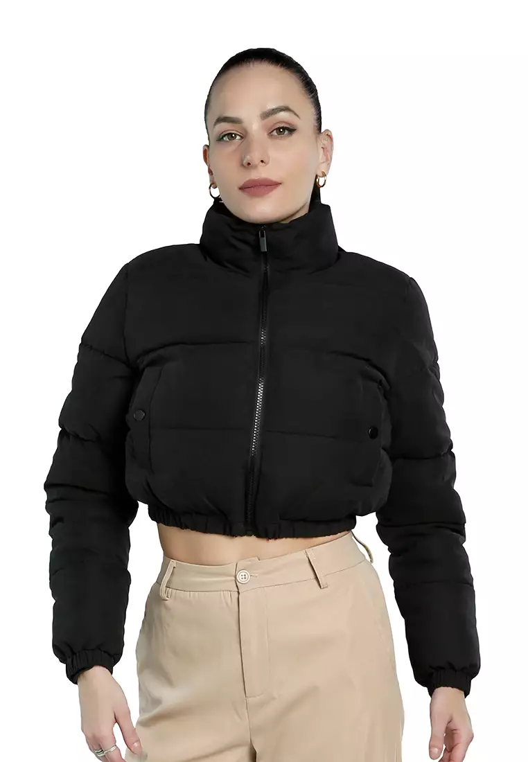 Funnel neck zip through on sale coat