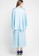 The Pink Label blue Mash Long Dress with Cape in Light Blue CFAB9AA2699B6BGS_2