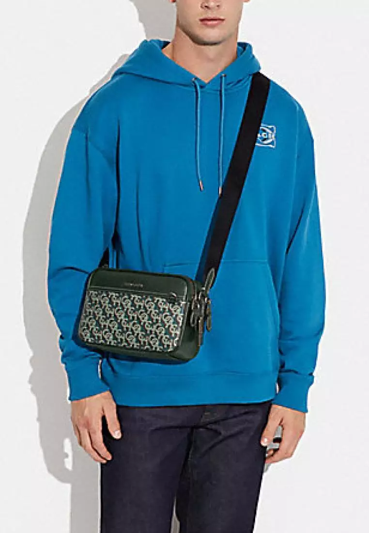 Coach Graham Crossbody With Coach Monogram Print Amazon Green