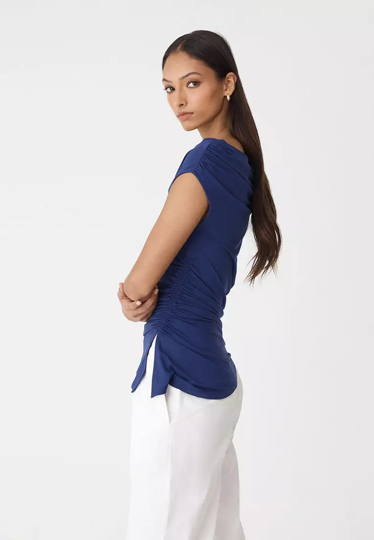 Keeley Bamboo Split Hem Top