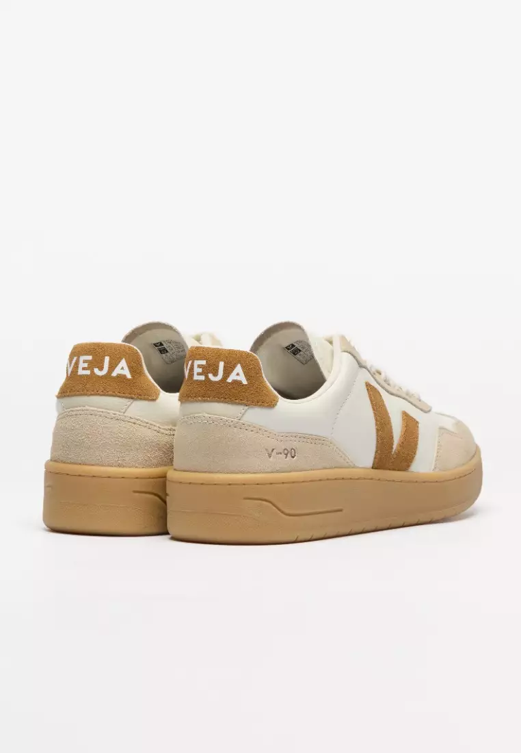 V-90 Leather Pure Camel Almond Natural Sneakers