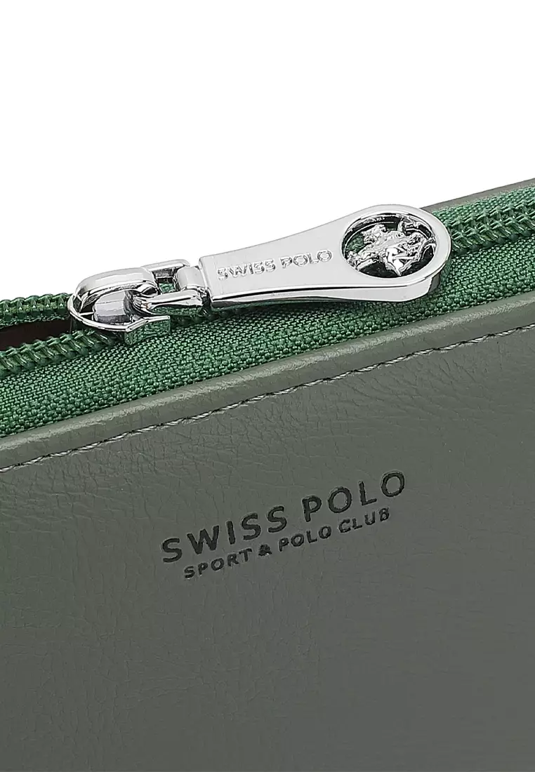 Women's Long Zipper Wallet - Green