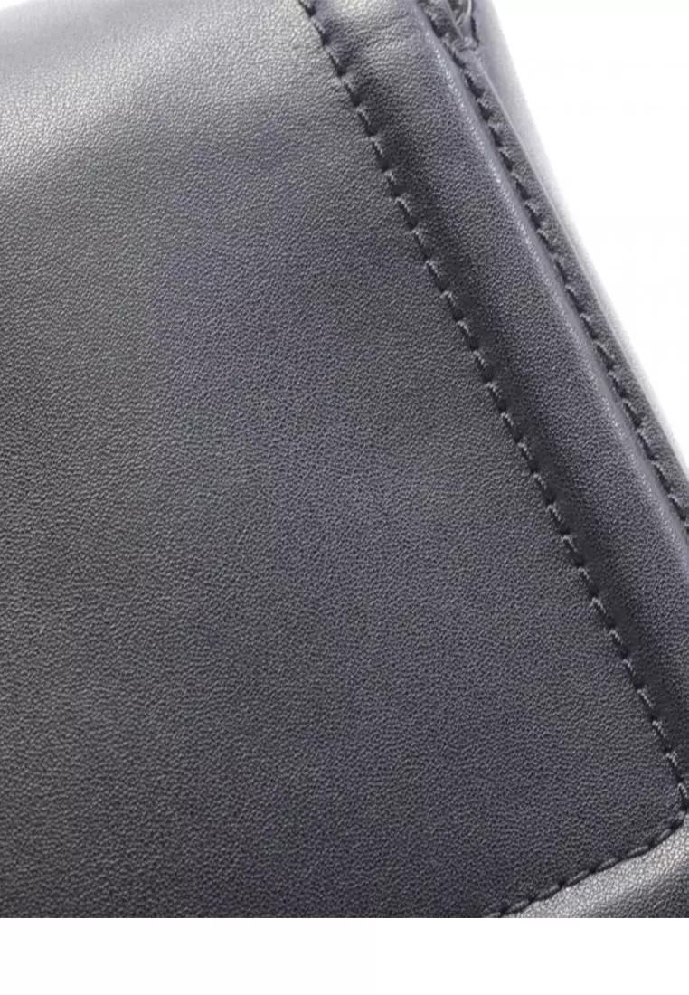 Insignia Small Full Flap Logo Shoulder Bag Black H130L01RE22