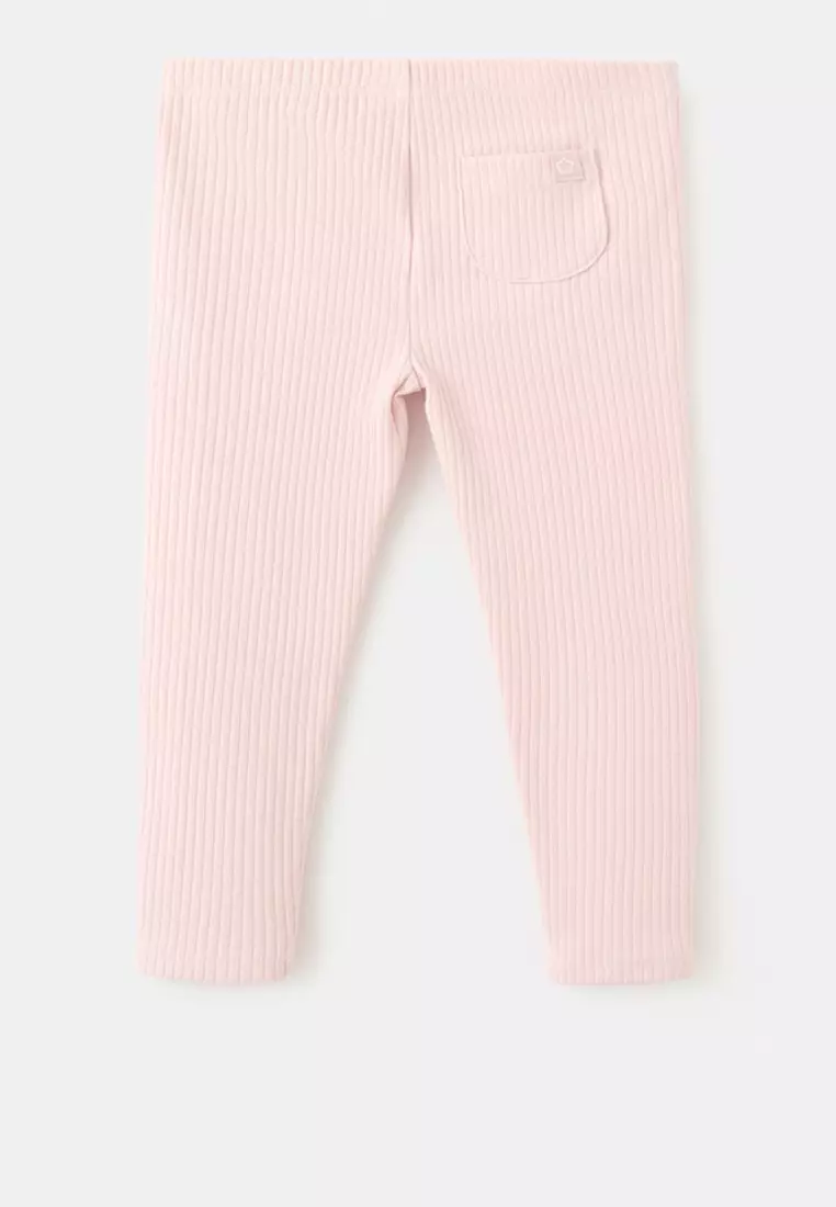 Cotton Ribbed Leggings