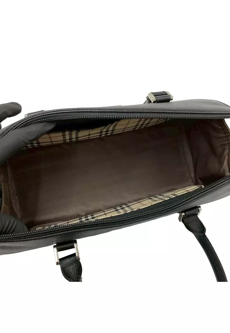 Pre-Loved Burberry Leather Handbag
