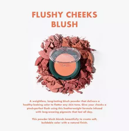 Luxcrime Flushy Cheek Blush - Peach Cobbler