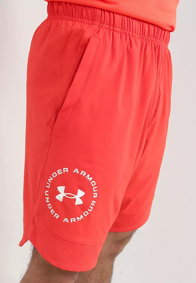 Mens red clearance under armour shorts