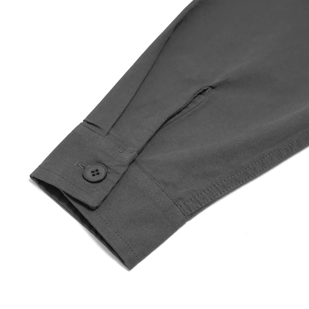 Open Pocket Woven Jacket Grey
