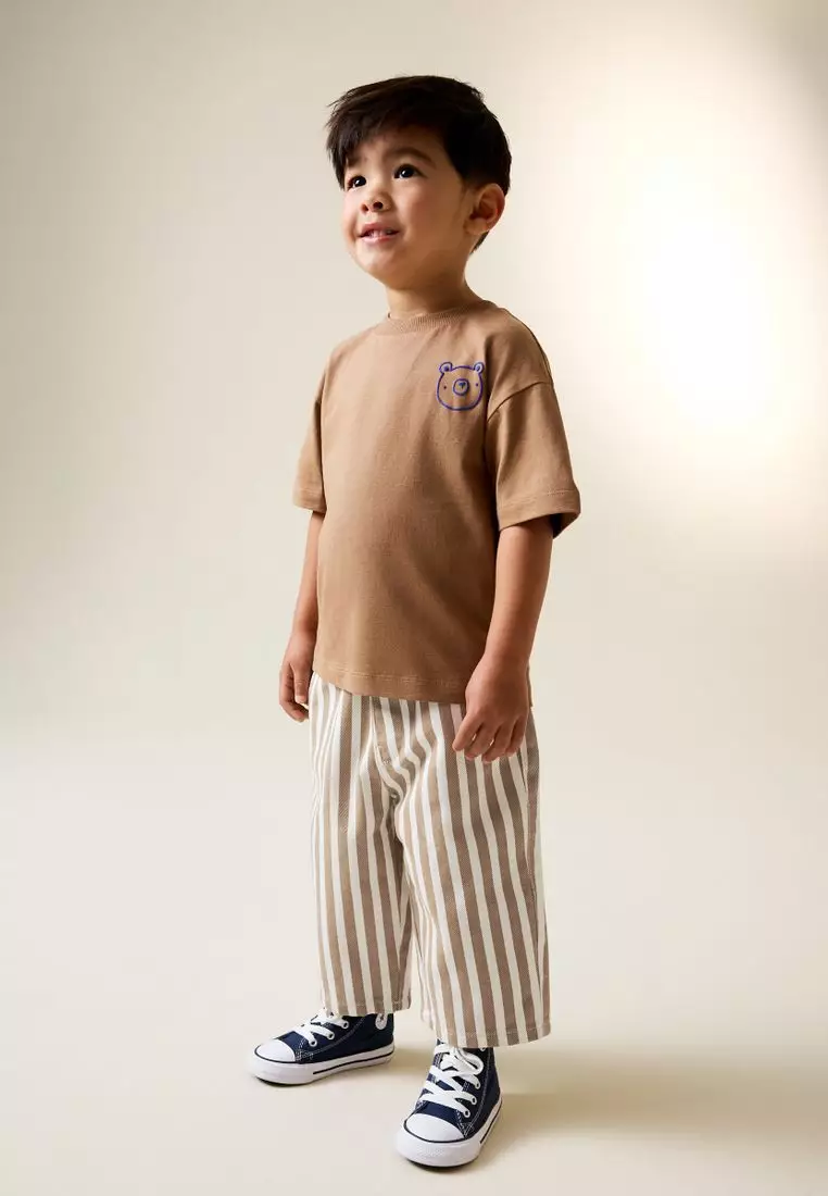 Pull On Wide Trousers