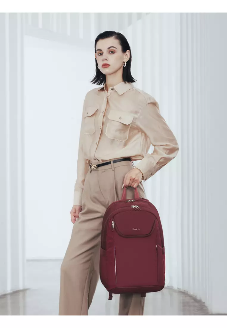 Urban Casual Shockproof 15.6 Laptop Compartment Waterproof Backpack for Women