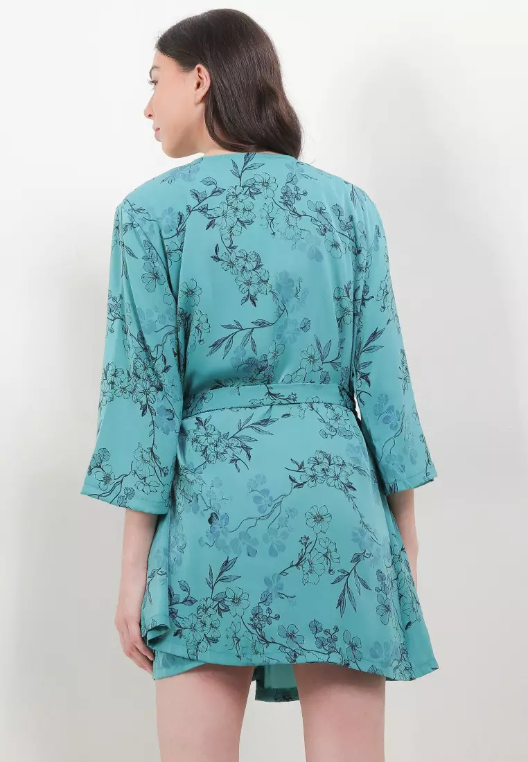 Kimono Sexy Satin Silk Dress Sleepwear