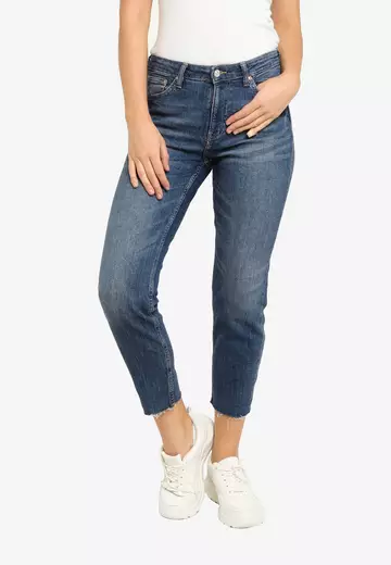 H&m girlfriend fit regular outlet waist