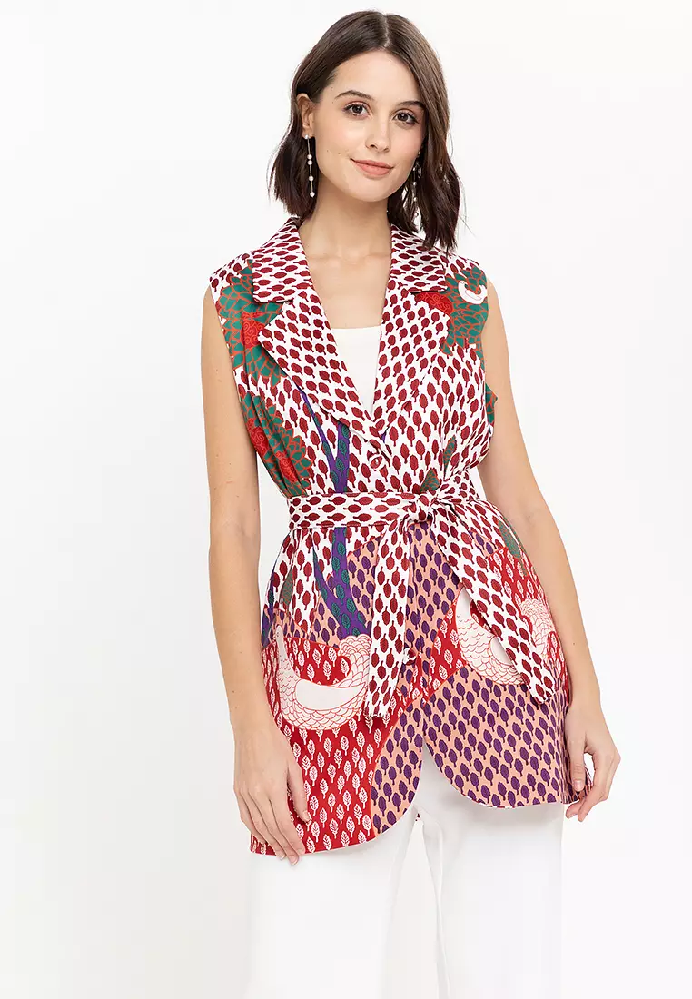 Buy Plains & Prints Secret Garden Jewell Sleeveless Vest Top 2024