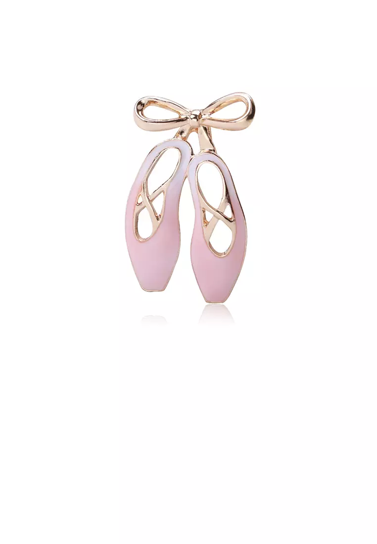 Gold ballet slippers best sale