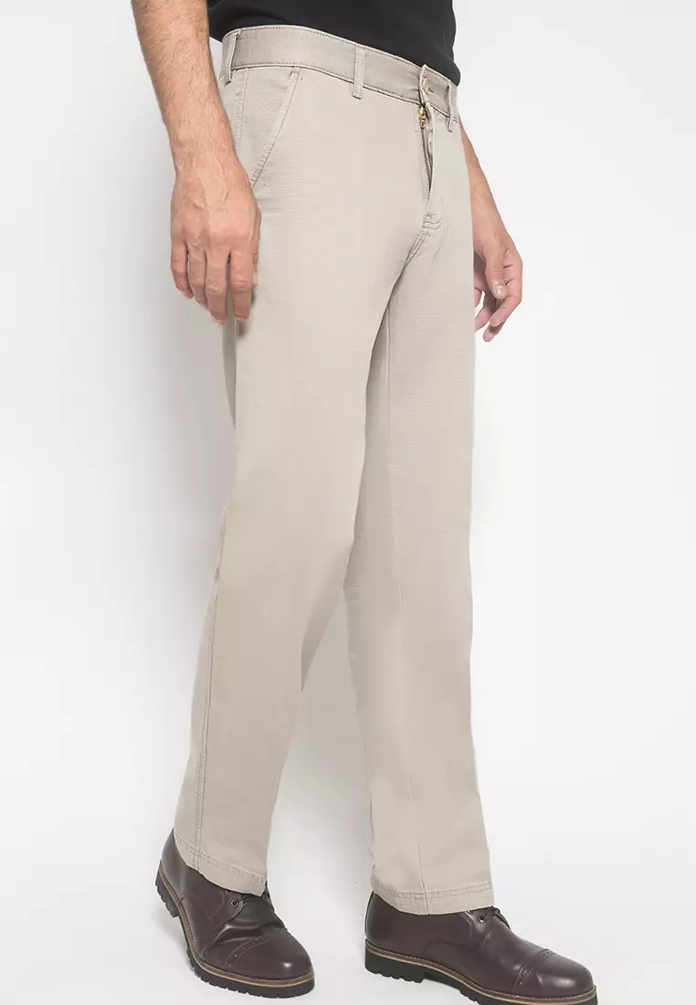 LGS - Celana Panjang Chinos Casual Pria Warna Coksu CCT.500.027.005.C
