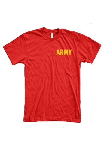 MRL Prints red Pocket Army T-Shirt Frontliner C1F6EAA8AA64D8GS_1