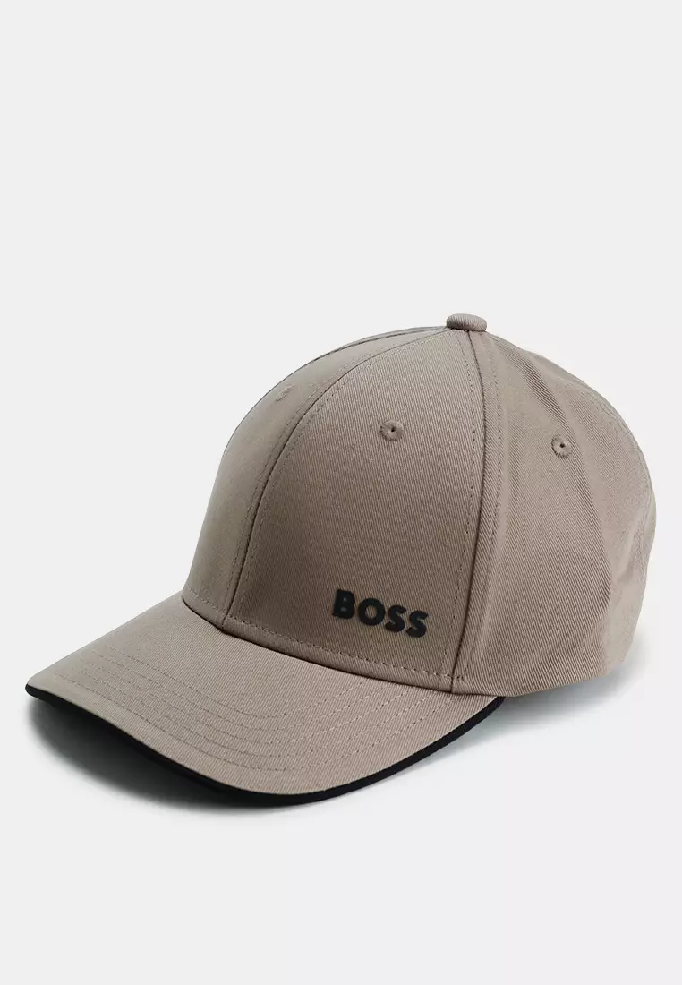 Buy BOSS Logo Print Cotton Twill Cap - BOSS Green 2026 Online | ZALORA