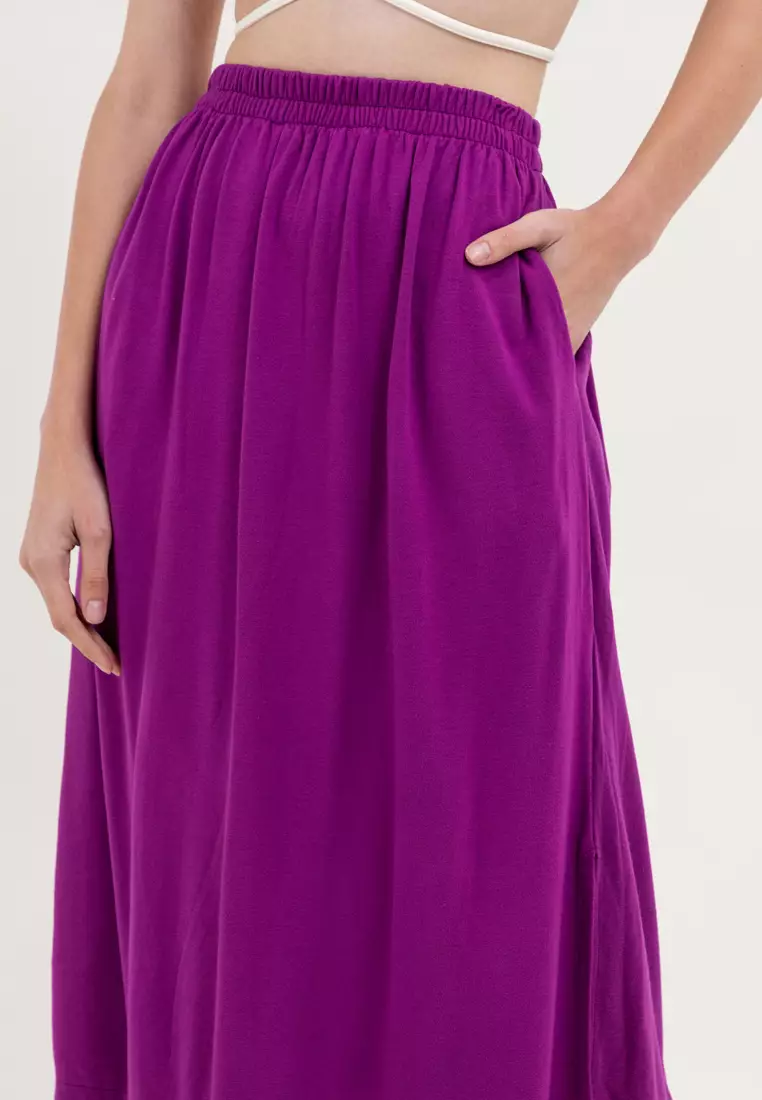 Laica Cotton Midi Skirt