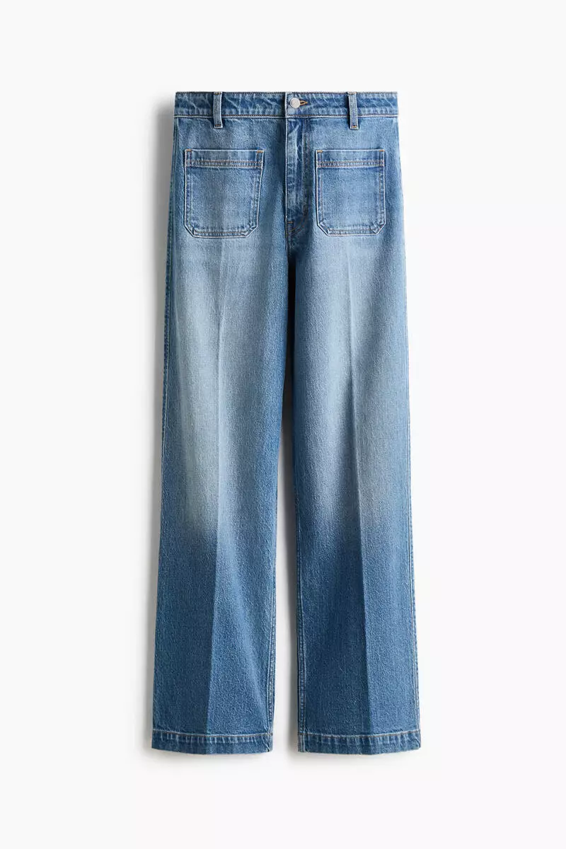 Wide High Jeans
