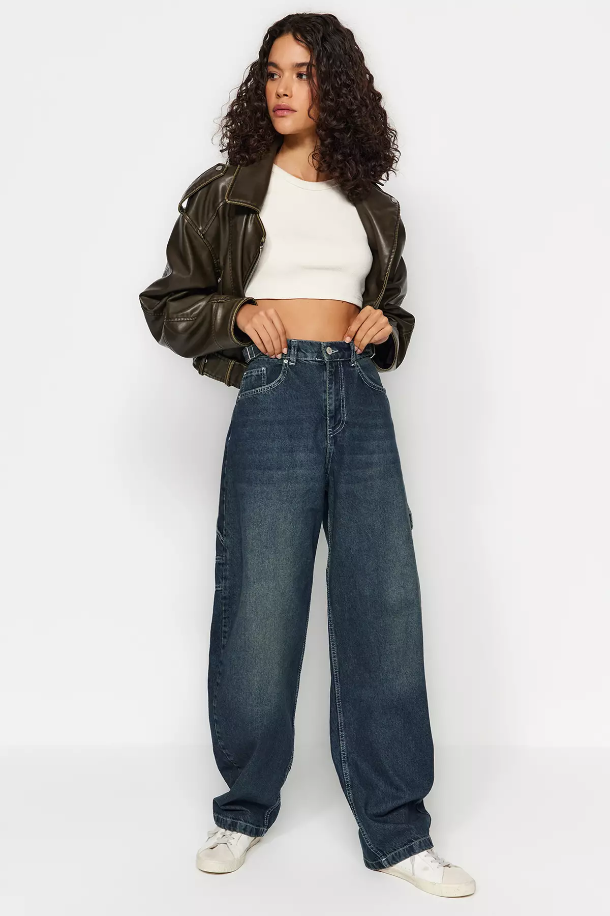 High Waist Loose Jeans