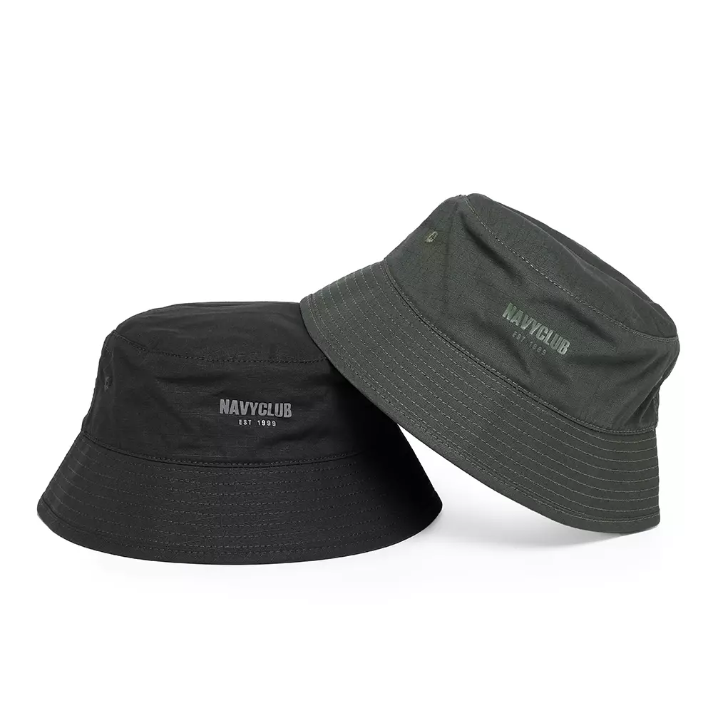 Navy Club Root Topi Bucket Hat Casual Cap - Topi Pria Wanita Unisex