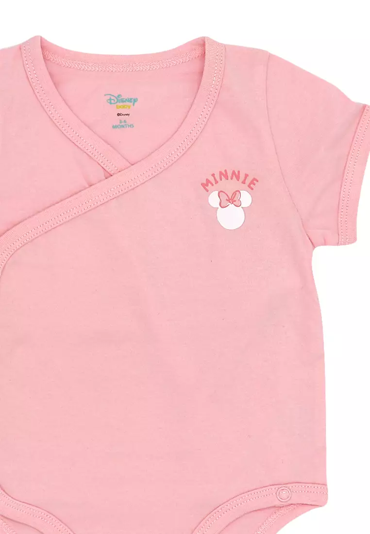 Baby Girl Licensed Newborn Essentials Short Sleeve Onesie Pack of 2