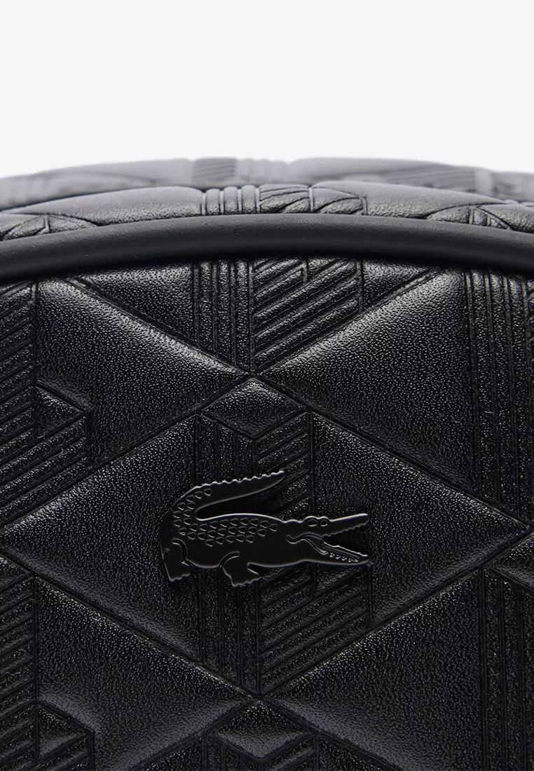 Maheki Oval Leather Shoulder Strap Purse