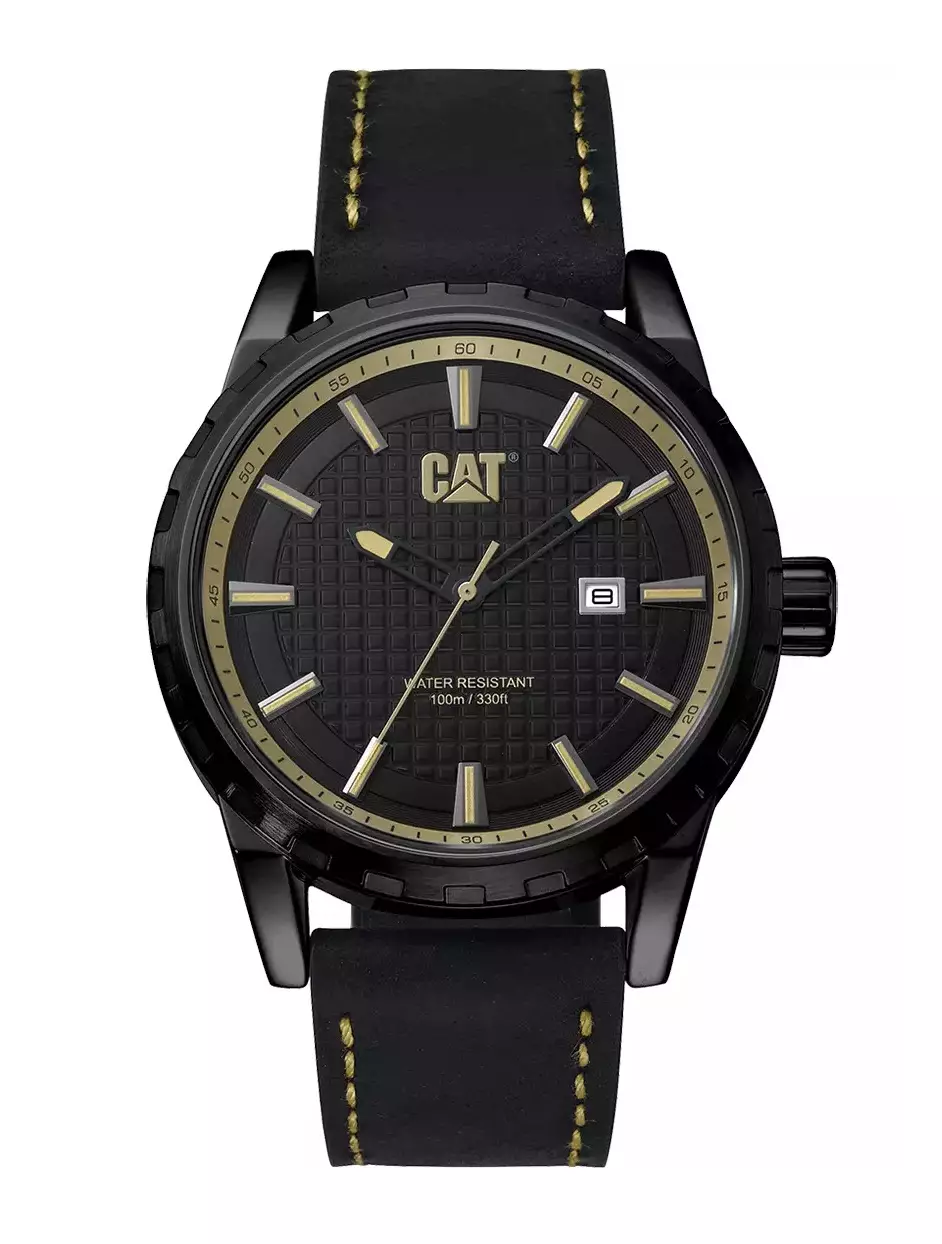 Caterpillar Men NR.161.34.123 Leather Black