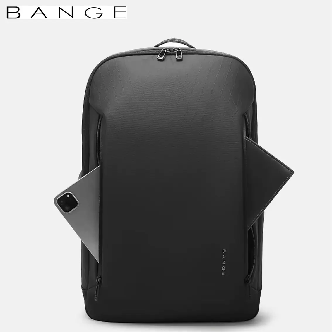 Bange BG3057 Tas Ransel Backpack Laptop Kerja Kuliah sekolah 15.6 Inch-BLACK