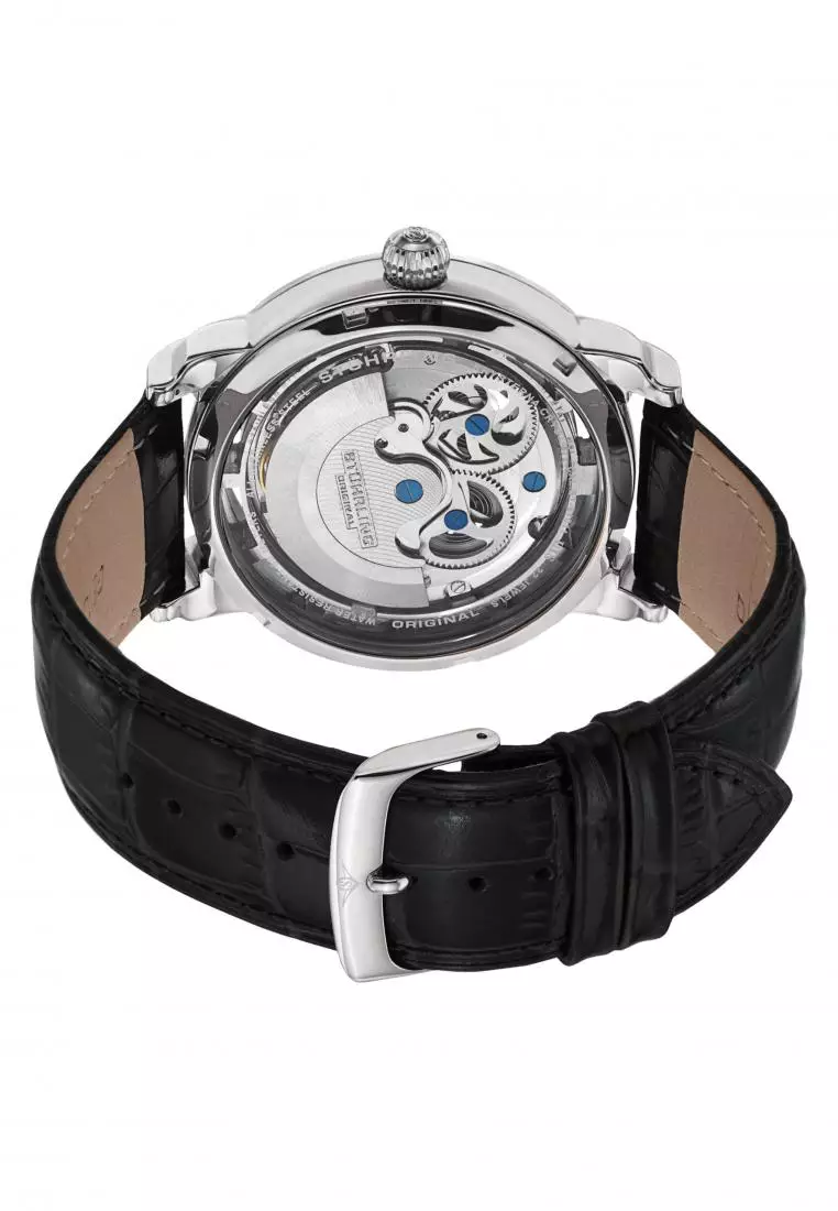 Jam Tangan Pria Automatic Stuhrling Anatol 371-01 Silver