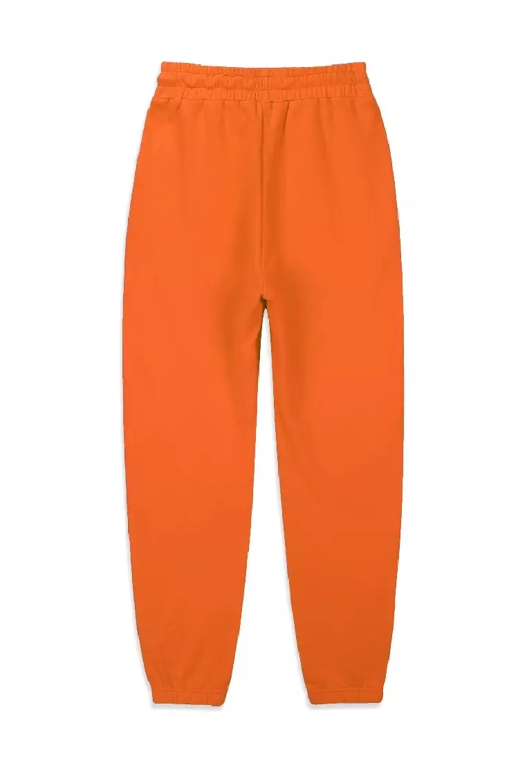 Orange jogger pants womens online