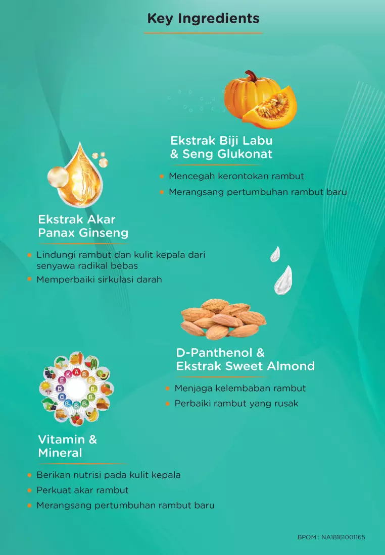 Erha Erhair Hairgrow Shampoo With Panax Ginseng & Pumpkin Seed Extract 370 Ml - Shampoo Rambut Rontok