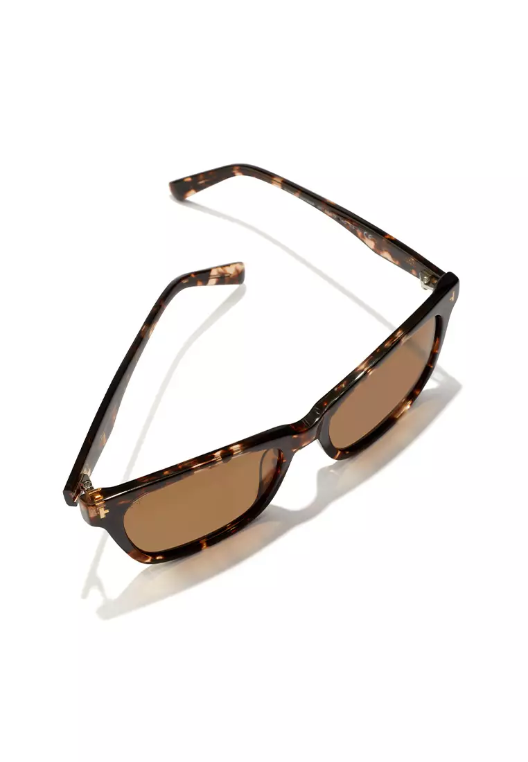 HAWKERS POLARIZED Carey Olive MAZE Sunglasses for Men and Women, Unisex. UV400 Protection. Official Product designed in Spain