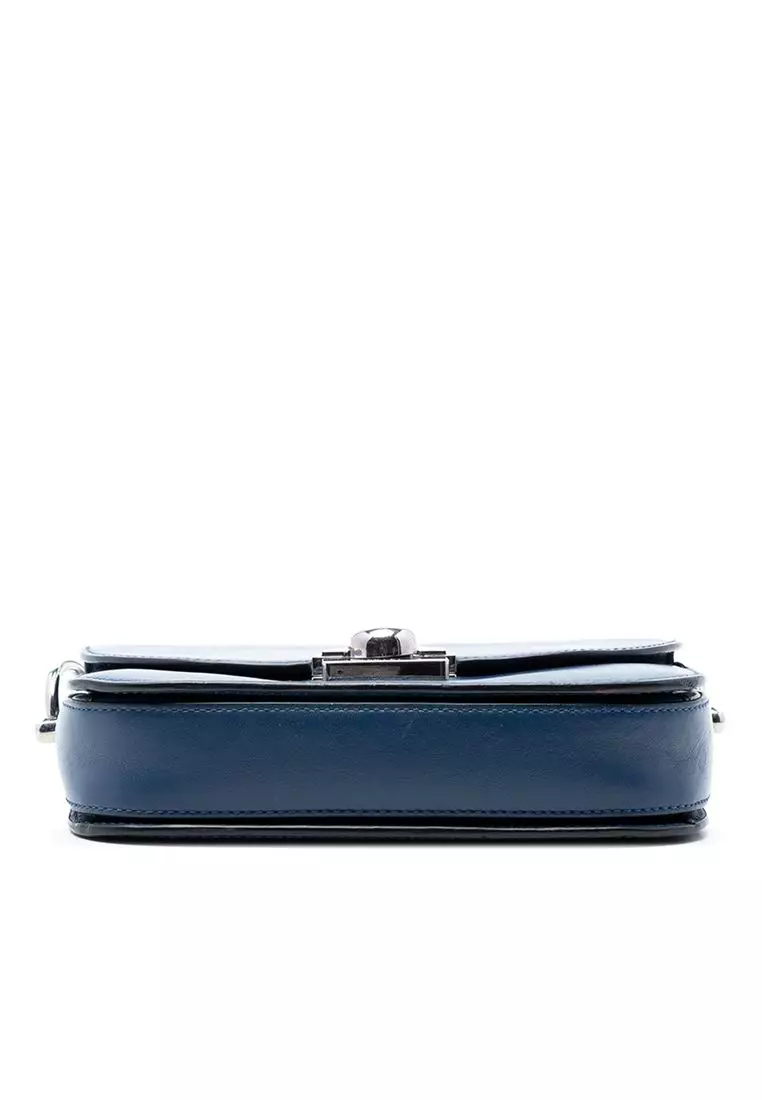 Pre-Loved Prada Glace Calf Arcade Crossbody