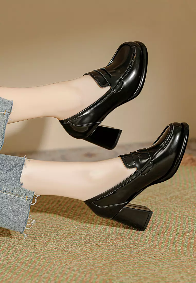 7CM Penny Patent Leather Loafers TE103-3