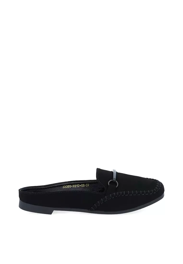 Discount on Carlo Rino  shoes - SKU: Black Cleo Mules