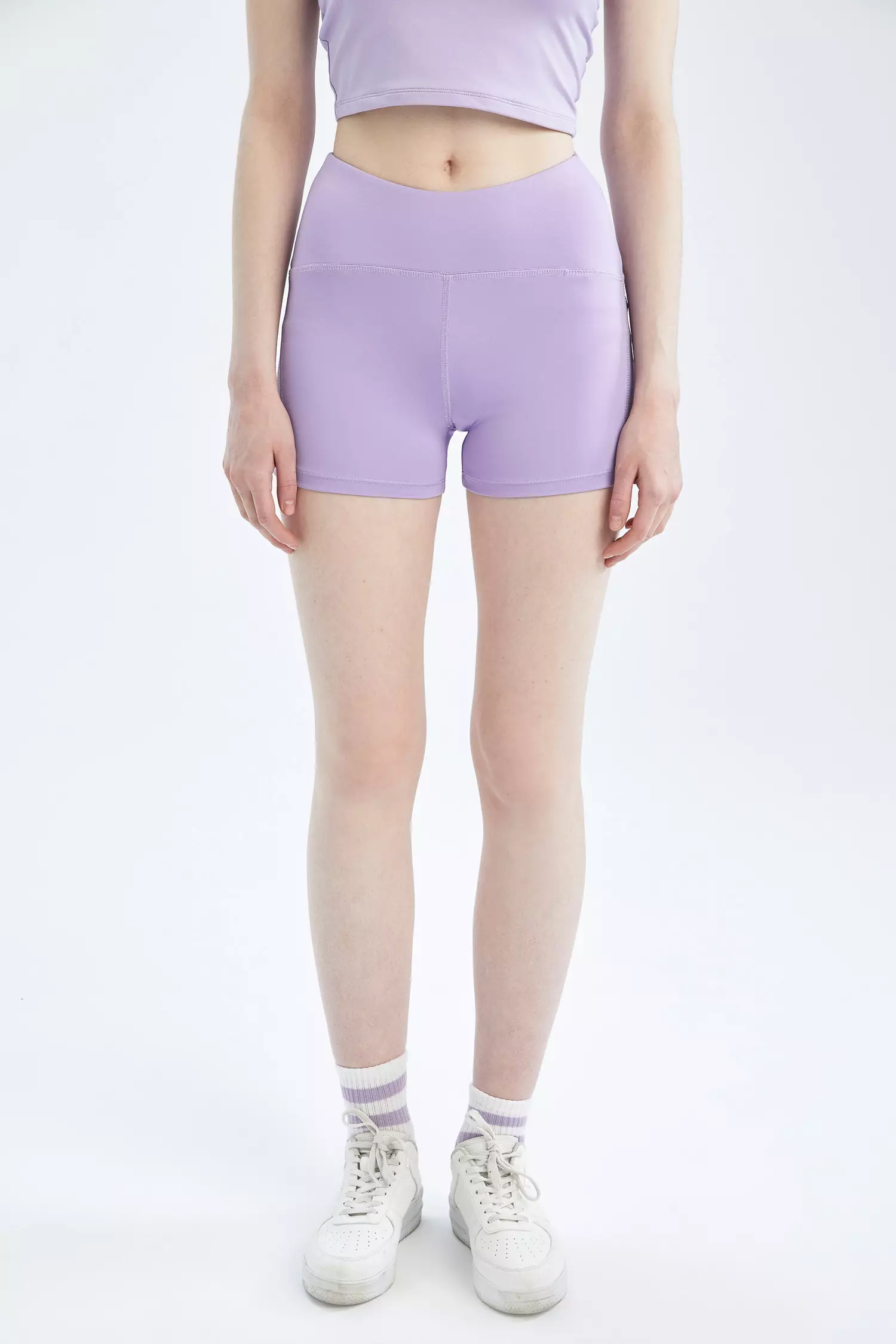 Purple 2025 biker shorts