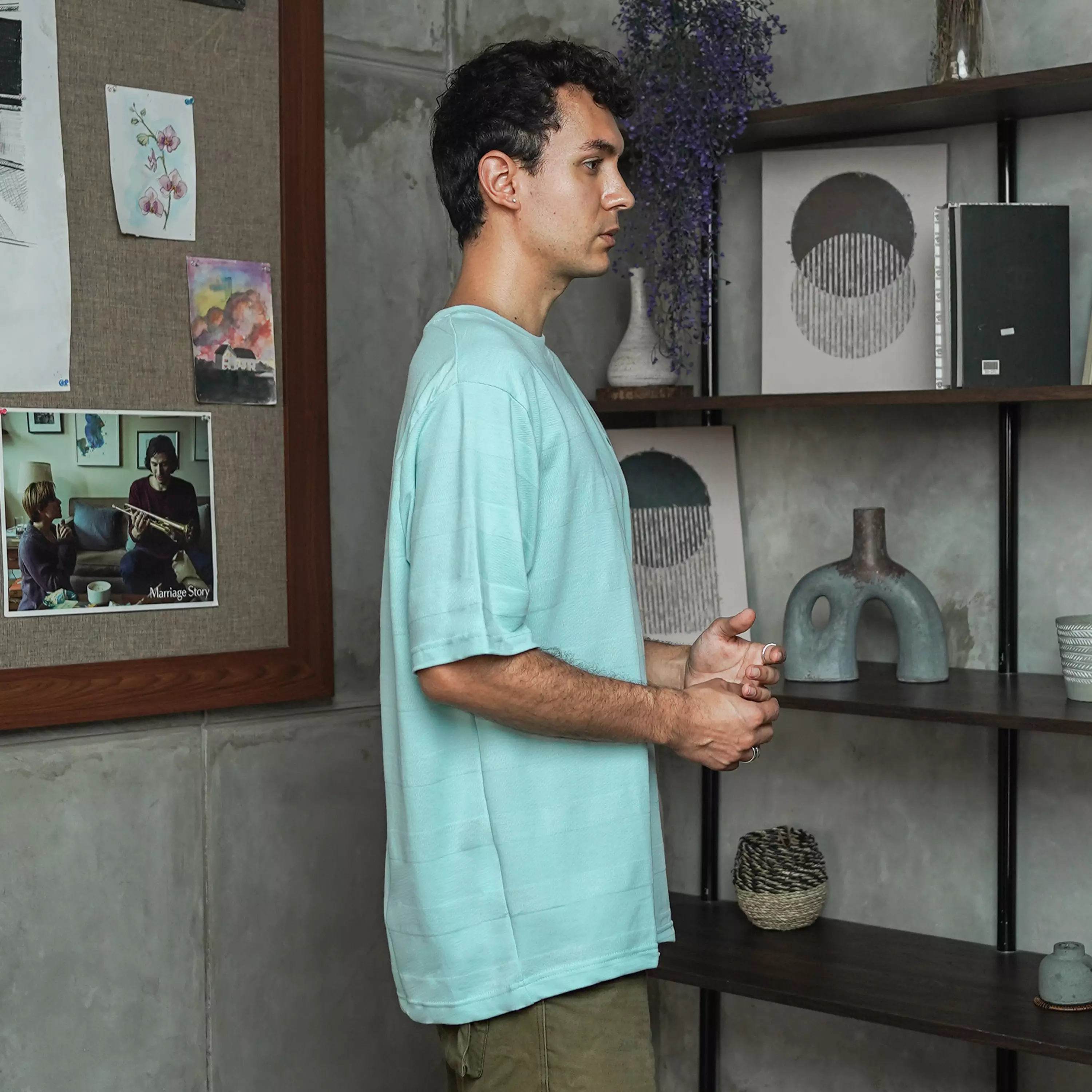 MATSUDA Kaos Oversize 20s Polos T shirt Katun Okaya