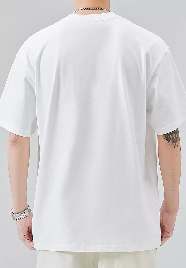 數字印花短袖T恤 AY-D5512